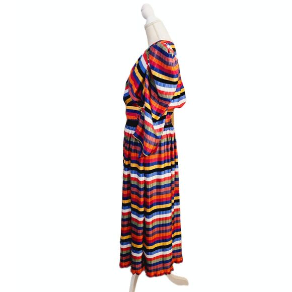 NWT Elliatt Anthropologie Egality Striped Pleated Skirt Top Set $340 XL - Picture 3 of 10